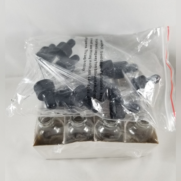 Vivaplex 2 Ounce Clear Dropper Bottle Set of 12 - Picture 9 of 11